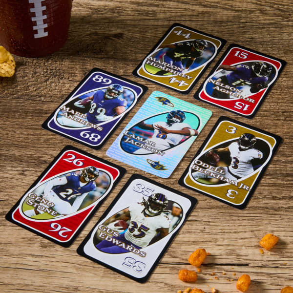 UNO Fandom NFL Baltimore Ravens Game Deck