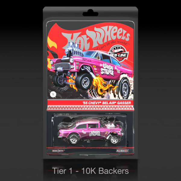 RLC Exclusive 1:18 Scale ‘55 Chevy Bel Air Gasser “Candy Striper” - Crowdfund