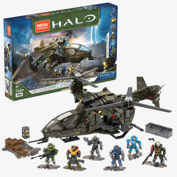 MEGA Halo UNSC Falcon Sweep Building Toy Kit