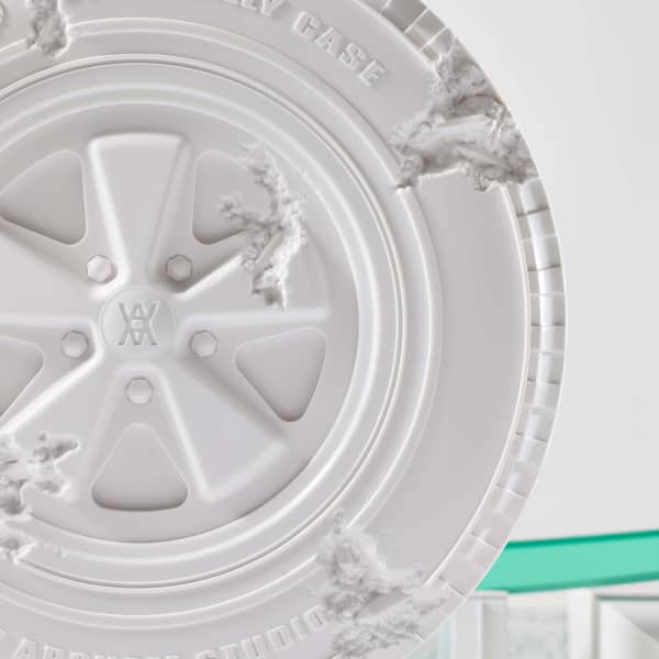 Hot Wheels x Daniel Arsham Eroded Porsche 930 and Rally Case