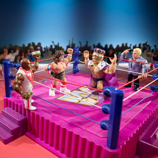 スポーツ WWE MATTEL OFFICIAL RETRO 4-PACK WWE Official Retro 4-Pack Action Figures | Mattel Creations
