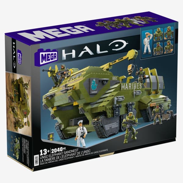 10 Mega Bloks Halo UNSC Action Figure Heads - Elite, Destiny, COD Building Set Parts