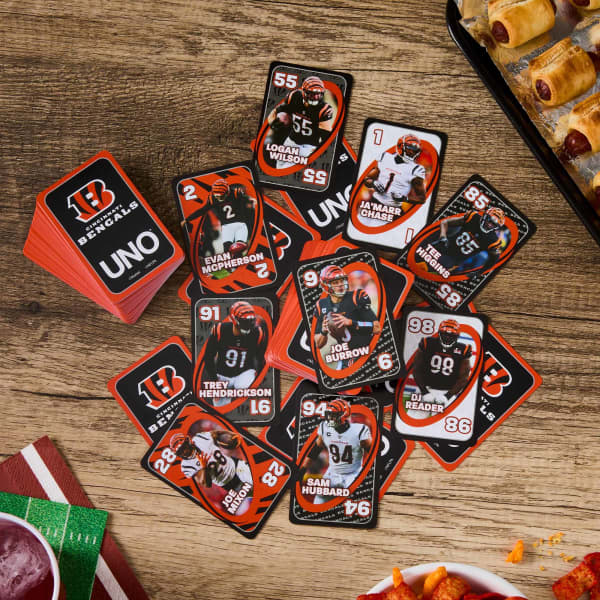 UNO Fandom NFL Cincinnati Bengals Game Deck