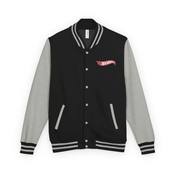 Hot Wheels Logo Black Varsity Jacket | Mattel Creations