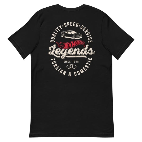 Hot Wheels Customizable Legends Mechanic Black T-Shirt