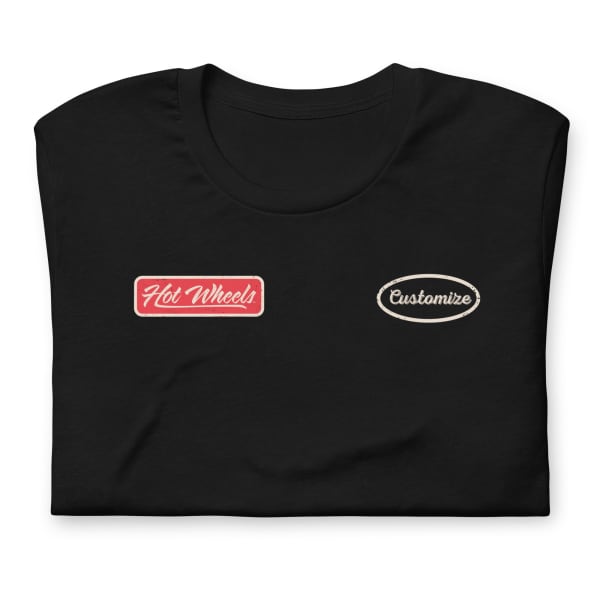Hot Wheels Customizable Legends Mechanic Black T-Shirt