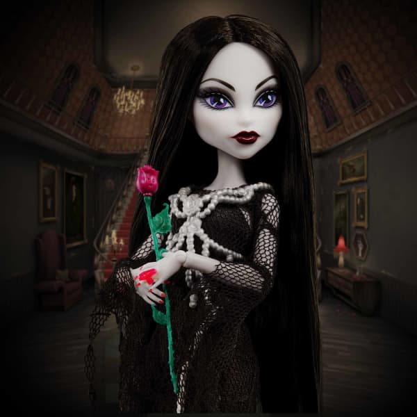 The Addams Family Morticia and Wednesday Dolls | Mattel Creations The Addams Family Morticia and Wednesday Dolls | Mattel Creations