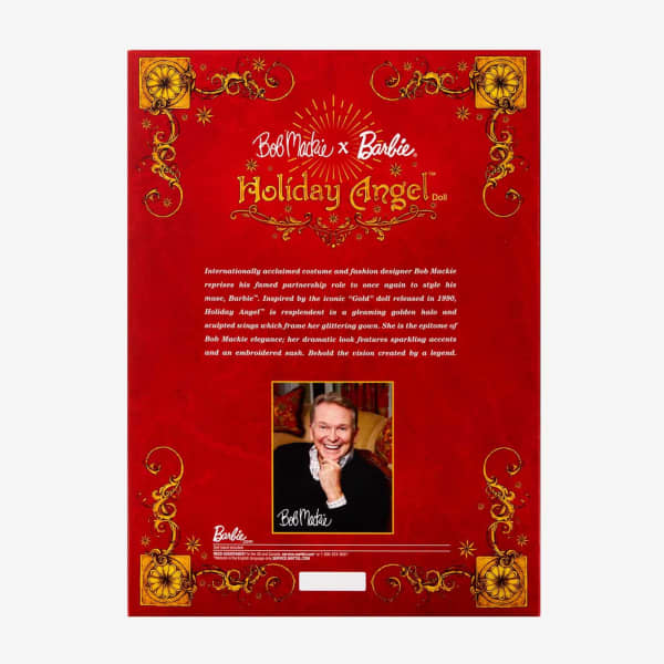 Bob Mackie Barbie Holiday Angel Doll