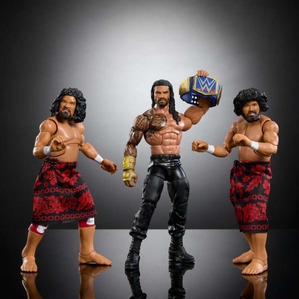 WWE Elite Samoan Dynasty Pack of 3 Action Figures | Mattel Creations