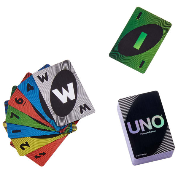 UNO Platinum Edition Card Game UNO Platinum Edition Card Game