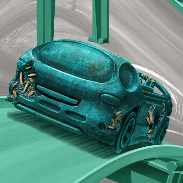 Hot Wheels x Daniel Arsham Legends Archive Lap 2 Poster – Mattel