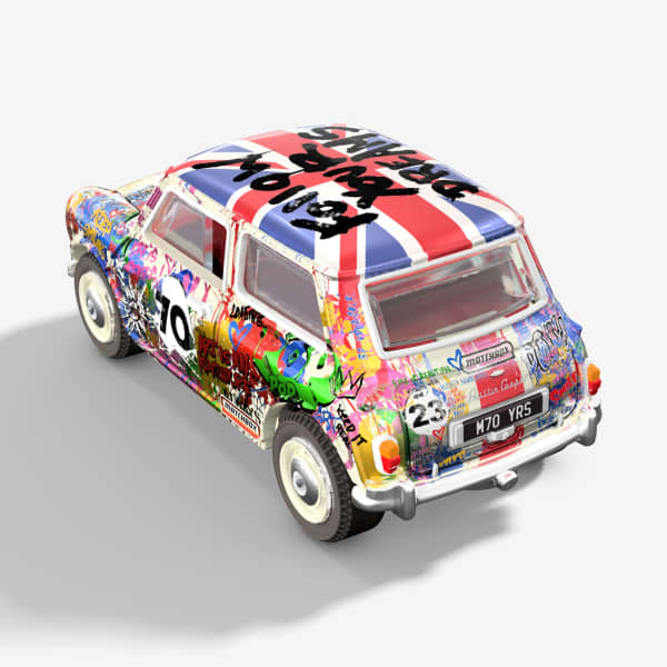 Matchbox x Mr Brainwash 1964 Austin Mini Cooper S