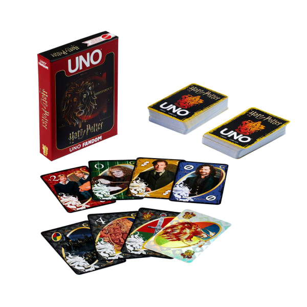 UNO Fandom Harry Potter Gryffindor Game Deck