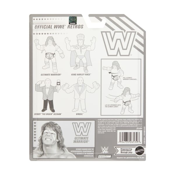 WWE Official Retro 4-Pack Action Figures