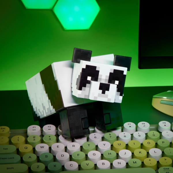 Minecraft Diamond Level Panda Figure