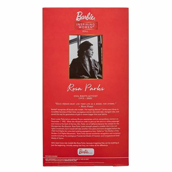 Rosa Parks Barbie Inspiring Women Doll