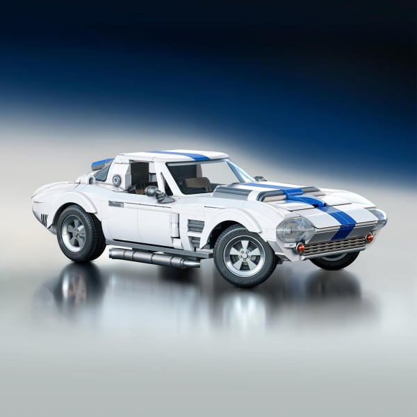 Mattel Brick Shop Hot Wheels Corvette Grand Sport Building Set