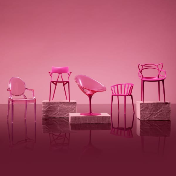 Barbie x Kartell 5-Piece Doll-Sized Chair Set