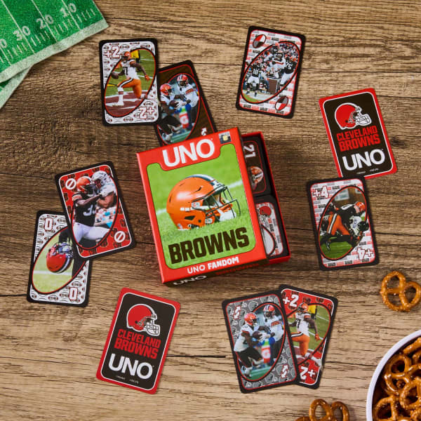 UNO Fandom NFL Cleveland Browns Game Deck