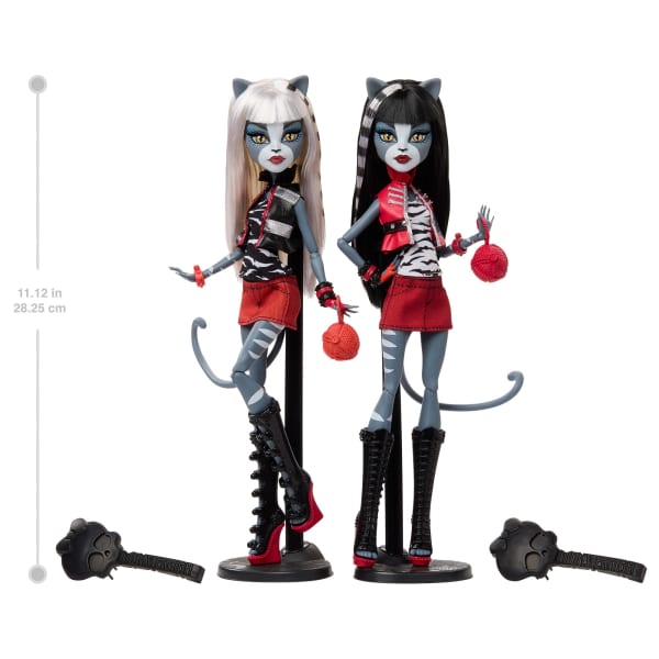 Monster High Boo-riginal Creeproductions G1 Meolowdy and Purrsephone Dolls 2-Pack