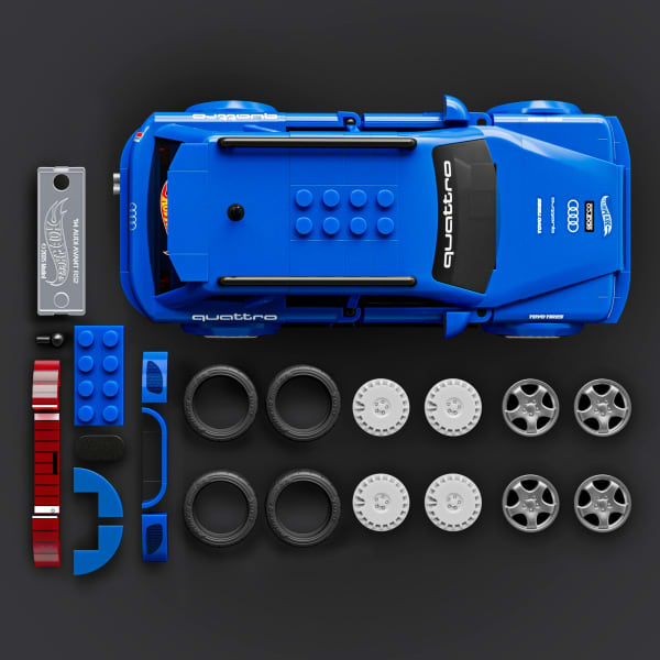 Mattel Brick Shop Hot Wheels Audi Avant RS2 Building Set