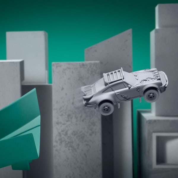 Hot Wheels x Daniel Arsham Eroded Porsche Safari | Mattel Creations