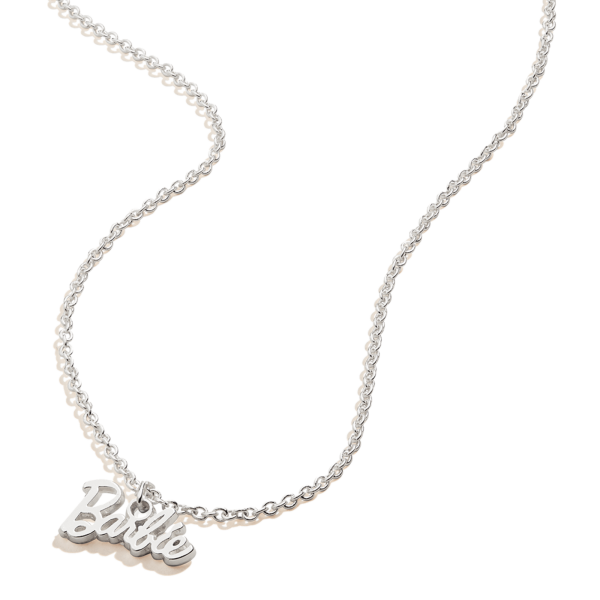 Alex and Ani Barbie Name Plate Adjustable Necklace