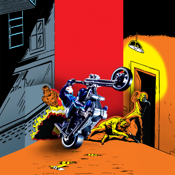 Hot Wheels MARVEL Ghost Rider Motorcycle & Figure Collectible