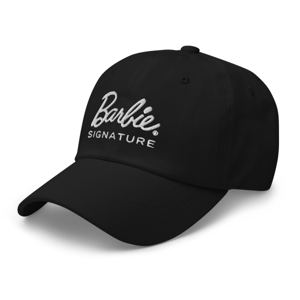 Barbie Signature Logo Black Baseball Hat