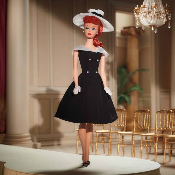 classic black dress silkstone barbie Mattel Classic Black Dress Silkstone Barbie Doll - Brunette (DWF53)