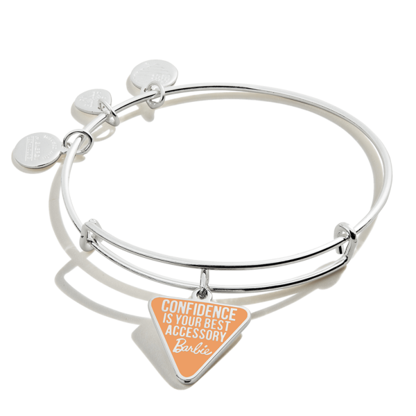 Alex and Ani Barbie "Confidence Is Your Best Accessory" Charm Bangle