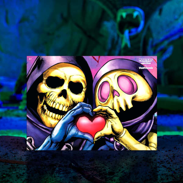 Masters of the Universe Skeletor x VeeFriends Skilled Skeleton 2-Pack