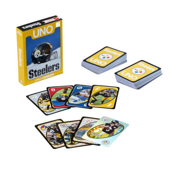 UNO Fandom NFL Pittsburgh Steelers Game Deck