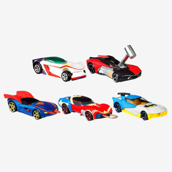 Hot Wheels DC Character Car 5-Pack