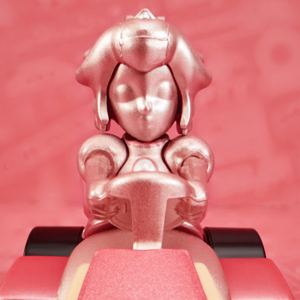 Hot Wheels Mario Kart Pink Gold Peach Collectible Vehicle | Mattel Hot Wheels Mario Kart Pink Gold Peach Collectible Vehicle | Mattel