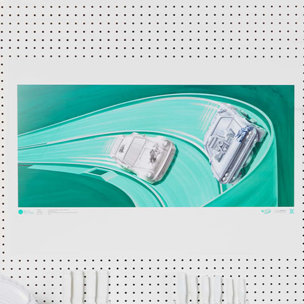 Hot Wheels x Daniel Arsham Legends Archive Lap 1 Poster
