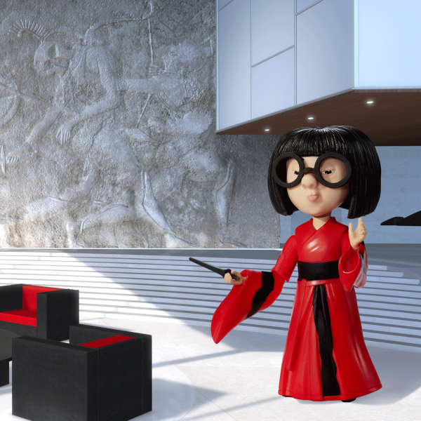 Pixar Spotlight Series Edna Mode Collector Figure The Incredibles
