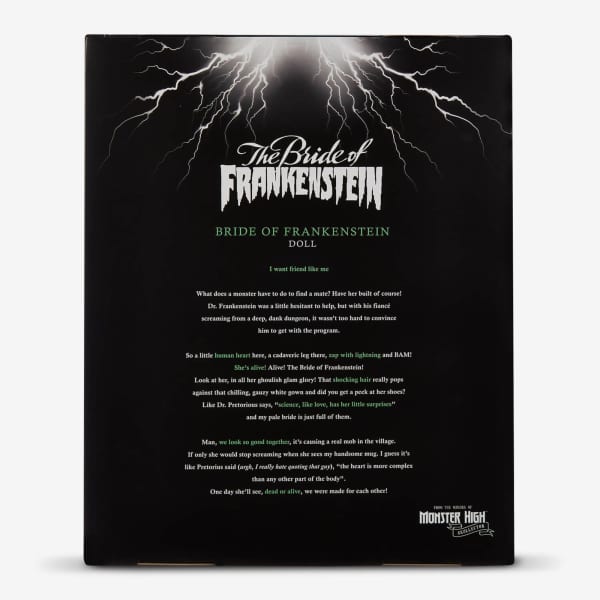 Frankenstein & Bride of Frankenstein Monster High Skullector Doll Set