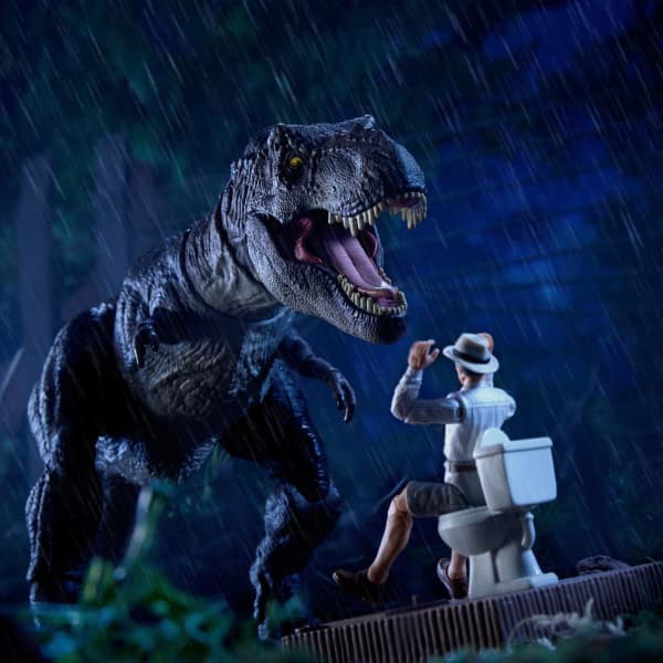 Jurassic World Hammond Collection Outhouse Chaos Set