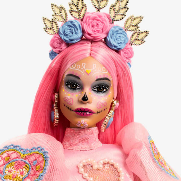 2023 Día De Muertos Barbie x Pink Magnolia Doll