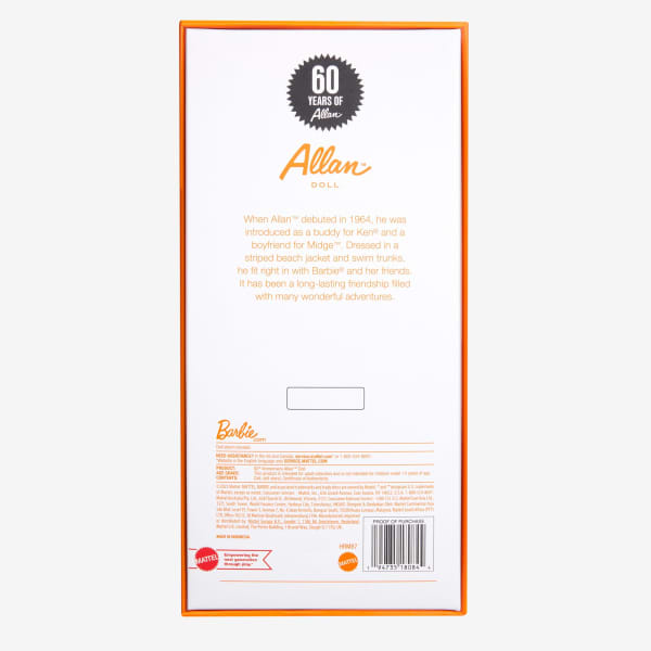 60th Anniversary Allan Vintage Reproduction Doll