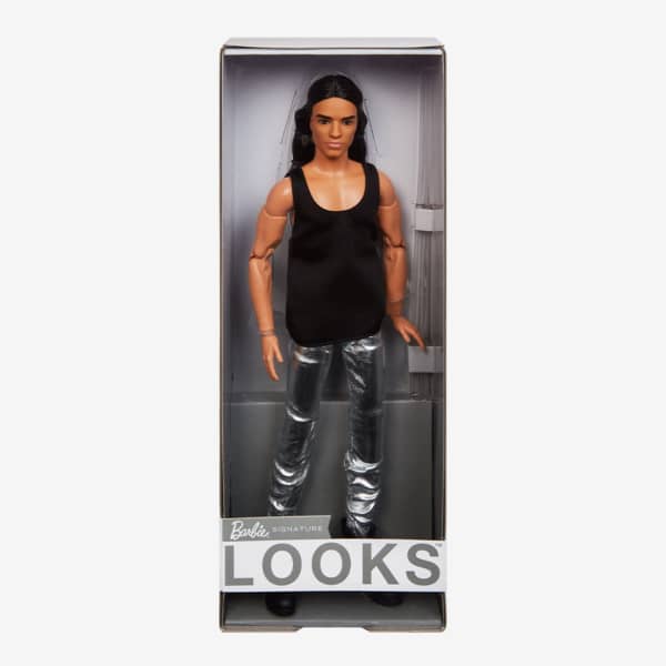 Barbie Looks Doll (Ken Doll Long Brunette Hair)