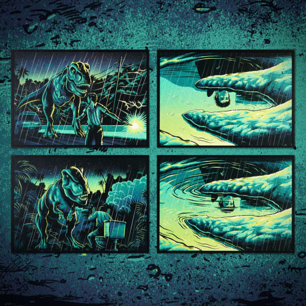 Hot Wheels Jurassic Park Jeep Wrangler & Dr. Ian Malcolm