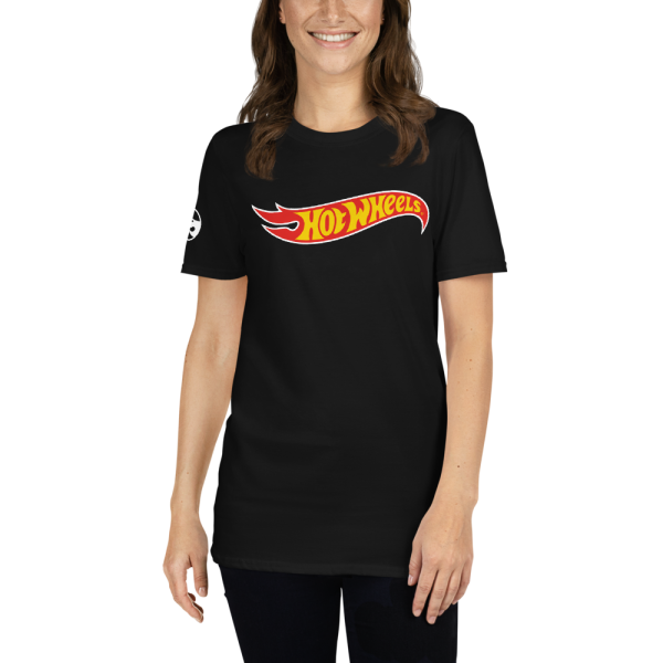 Hot Wheels Core Logo Short-Sleeve Black Unisex T-Shirt