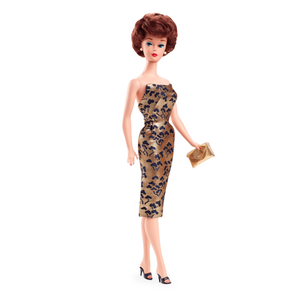 1961 Brownette Bubble Cut Barbie Doll Reproduction