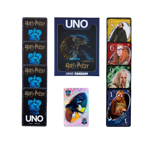 UNO Fandom Harry Potter Ravenclaw Game Deck