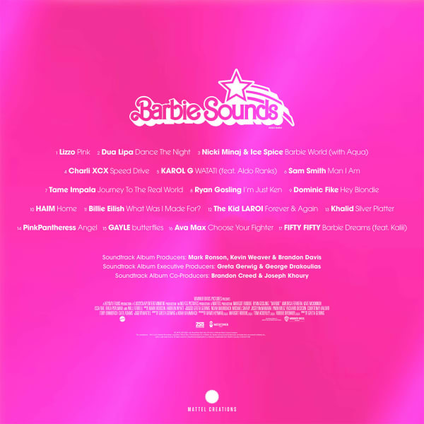 Barbie The Album – Official Vinyl Movie Soundtrack Set