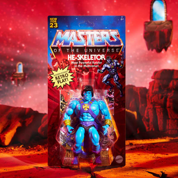 Masters Of The Universe Origins He-Ro - Action Figure 14cm Esclusiva Con Armatura Dorata - 3