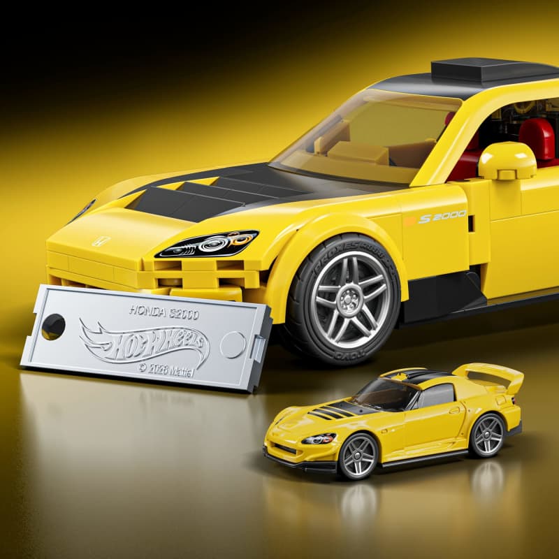 Mattel Brick Shop Hot Wheels '07 Honda S2000 Building Toy Kit