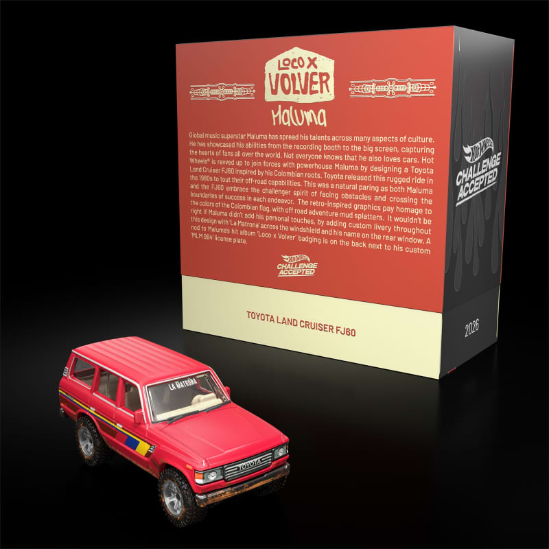 Hot Wheels x Maluma x Toyota Land Cruiser FJ60